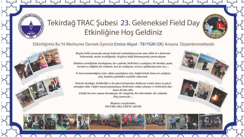 TRAC TEKİRDAĞ ŞUBESİ FIELD DAY ETKİNLİĞİ